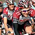Andy Schleck in the peloton during the second stage of Paris-Nice 2007